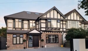 Double storey side and rear house extension with loft conversion in Kingston upon Thames